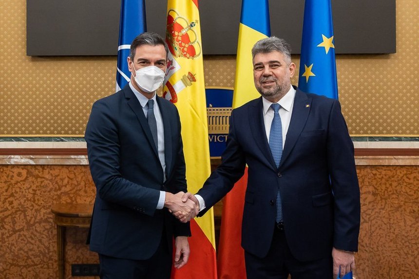 Marcel Ciolacu: România are un prieten în premierul spaniol Pedro Sanchez, un lider care a promovat activ nevoia unui plan de rezilienţă