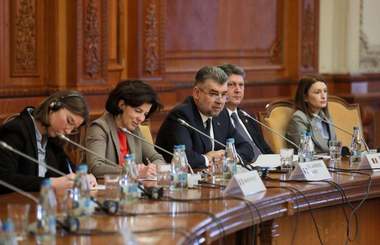 Marcel Ciolacu, la reuniunea cu ambasadorii statelor membre UE, găzduită de Parlamentul României: Am întărit câteva dintre obiectivele noastre strategice precum aderarea ţării noastre la spaţiul Schengen