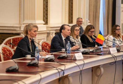 Preşedintele Senatului, Florin Cîţu, întâlnire cu o delegaţie a Comisiei pentru Afaceri Externe, Apărare şi Forţe Armate a Senatului Franţei