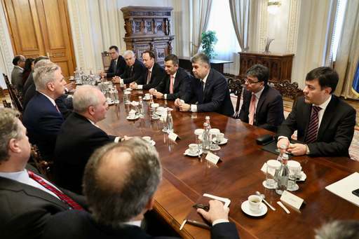 Marcel Ciolacu s-a întâlnit cu Kevin McCarthy, liderul minorităţii republicane din Camera Reprezentanţilor a SUA: Am subliniat intenţia României de a se implica în reconstrucţia Ucrainei după război