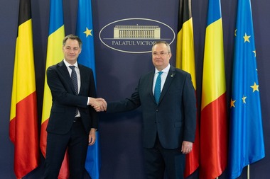 Nicolae Ciucă l-a primit la Palatul Victoria pe prim-ministrul Regatului Belgiei, Alexander De Croo / Situaţia de securitate din regiune şi impactul generat de agresiunea militară rusă din Ucraina, pe agenda discuţiilor