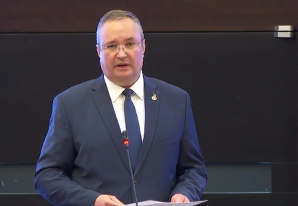 Nicolae Ciucă: Mă bucur că azi Parlamentul României a adoptat majorarea la 22 de lei/zi a alocaţiei de hrană pentru copiii şi tinerii din sistemul de protecţie specială