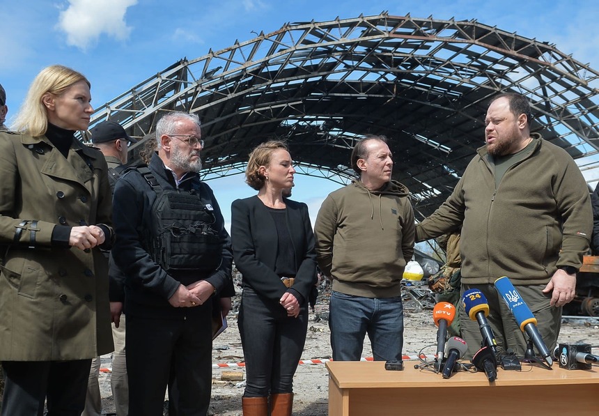 Florin Cîţu, după vizita la Kiev: Rusia trebuie să plătească pentru întregul plan de reconstrucţie al Ucrainei