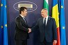 Premierul Nicolae Ciucă l-a primit la Palatul Victoria pe omologul său din Bulgaria, Kiril Petkov: Cei doi au semnat acordul privind deschiderea la frontiera de stat româno-bulgară a punctului internaţional al frontierei Giurgiu-Ruse feribot