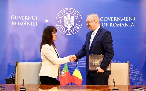 Acord între Guvernul României şi Guvernul Republicii Portugheze privind cooperarea în domeniul apărării, semnat de cei doi miniştri ai apărării 