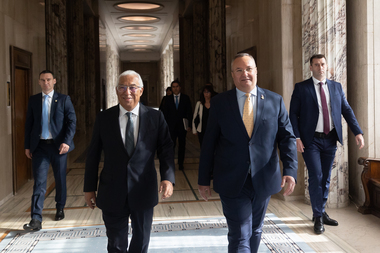 Ciucă: Contăm în continuare pe sprijinul politic al guvernului de la Lisabona, pentru ca ţara noastră să poată să primească statutul de ţară membră a Spaţiului Schengen