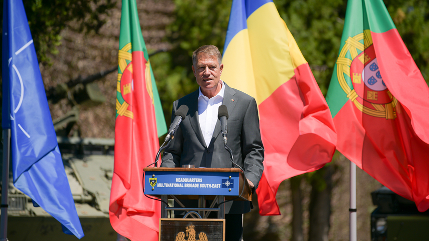 Klaus Iohannis i-a mulţumit premierului Antonio Costa pentru prezenţa militarilor portughezi în România: Consolidăm, astfel, securitatea regiunii Mării Negre şi a spaţiului euroatlantic