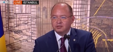 Bogdan Aurescu, primit de preşedintele Turciei, Recep Tayyip Erdogan, în marja participării la reuniunea Trilateralei miniştrilor afacerilor externe din România, Polonia şi Turcia / Discuţiile s-au concentrat pe mediul de securitate 

  