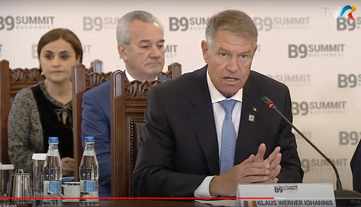 Klaus Iohannis, în deschiderea Summit-ului B9 de la Bucureşti: Avem responsabilitatea de a asigura securitatea pentru cetăţenii noştri, răspunzând la ameninţările reale, generate de Rusia