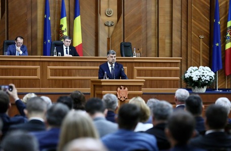 Ciolacu: Parlamentul României sprijină şi solicită conferirea statutului de candidat la UE pentru R. Moldova la următorul Consiliu European / El a citat din Grigore Vieru: Dacă visul unora a fost să ajungă în cosmos, eu am visat toată viaţa să trec Prutul