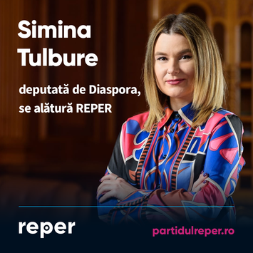Încă un parlamentar USR se alătură partidului REPER - Simina Tulbure, deputată de Diaspora