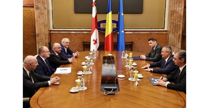 Ciucă, după întâlnirea cu o delegaţie parlamentară din Georgia: România şi-a exprimat constant susţinerea aderării Georgiei la UE şi NATO