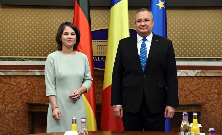 Premierul Nicolae Ciucă, întâlnire cu ministrul german al afacerilor externe, Annalena Baerbock: Şeful Executivului a subliniat importanţa sprijinului oferit de Germania pentru aderarea României la spaţiul Schengen