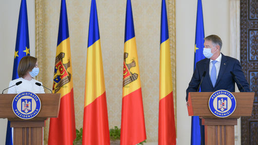 Klaus Iohannis o va primi, vineri la Cotroceni, pe Maia Sandu, după ce Republica Moldova a primit statutul de candidat pentru aderarea la UE