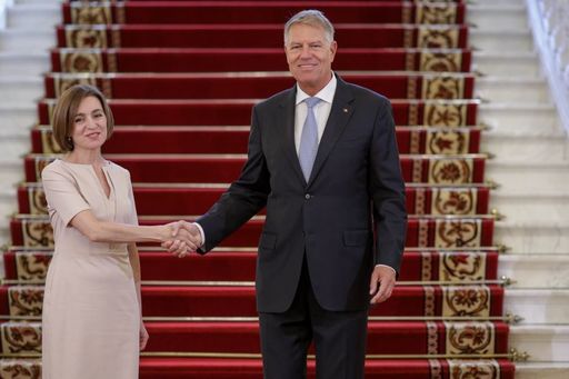 UPDATE - Klaus Iohannis o primeşte pe Maia Sandu la Cotroceni - VIDEO