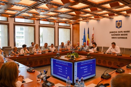 Lenuţa Cornea şi Oliviu Buzgău, din partea PSD, desemnaţi în funcţiie de vicepreşedinte al Consiliului Judeţean Satu Mare, după retragerea reprezentanţilor PNL