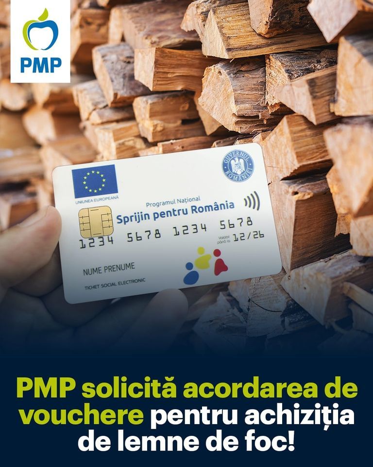 PMP solicită Guvernului creşterea ajutoarelor pentru încălzirea locuinţelor pentru românii din mediul rural care se încălzesc folosind lemne