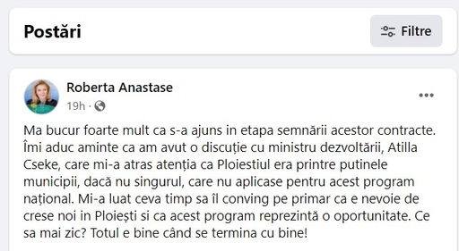 Primarul municipiului Ploieşti, atacuri repetate la adresa şefei sale de partid, Roberta Anastase: Eu înţeleg că nu mă mai iubeşte. Nu m-o mai iubi, asta este, ce să facem? Dar cinstit, totuşi un senator al României care dezinformează, e cam jenant
