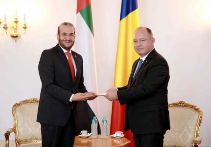 Ministrul Bogdan Aurescu l-a primit pe ambasadorul agreat al Emiratelor Arabe Unite la Bucureşti, Sultan Mohamed Majed Al Ali