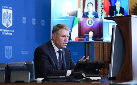 Iohannis, după consultările cu preşedintele SUA, liderii UE şi NATO, pe tema sprijinirii Ucrainei: Trebuie să ne menţinem unitatea occidentală şi strategia în faţa eforturilor reînnoite ale Rusiei de a ne dezbina 