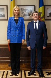 Preşedintele interimar al Senatului, Alina Gorghiu, s-a întâlnit cu preşedintele Parlamentului Republicii Moldova, Igor Grosu