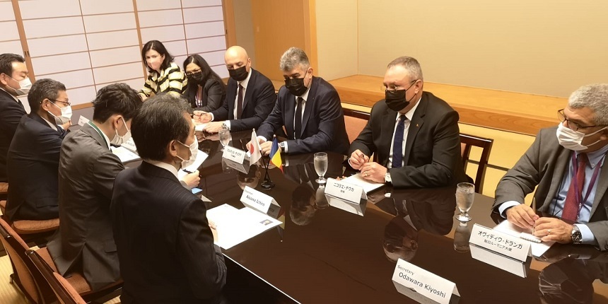 Premierul Ciucă şi preşedintele Camerei Marcel Ciolacu s-au întâlnit cu reprezentanţii  Ligii Parlamentare de prietenie Japonia-România / Ciucă: Componenta de securitate şi apărare, unul din cei patru piloni de cooperare ai viitorului nostru parteneriat