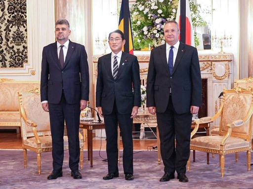 Marcel Ciolacu, după întâlnirea cu prim-ministrul Japoniei, Fumio Kishida: I-am transmis că mi-aş dori ca una dintre staţiile care vor compune viitoarea Magistrală de metrou către Otopeni să poarte numele fostului premier Shinzo Abe