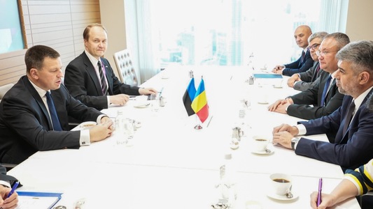 Premierul Nicolae Ciucă, întrevedere cu preşedintele Parlamentului Estoniei, Jüri Ratas, la Tokio:  Coordonarea intereselor României şi Estoniei în cadrul UE şi NATO este armonios completată de cooperarea într-o serie de formate regionale