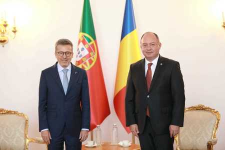 Ministrul afacerilor externe Bogdan Aurescu l-a primit pe primarul Lisabonei, Carlos Moedas