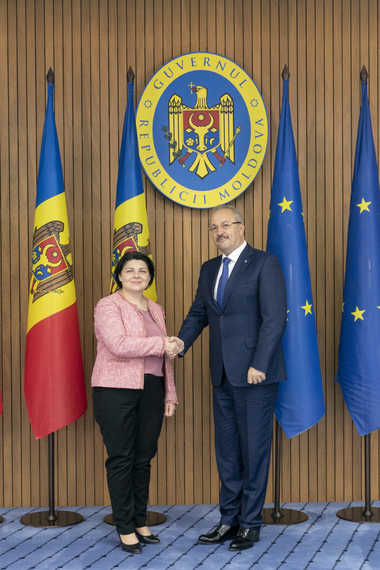 Ministrul Apărării, Vasile Dîncu, întrevederi cu premierul Natalia Gavriliţa, cu preşedintele Parlamentului Republicii Moldova, Igor Grosu, şi cu ministrul apărării Anatolie Nosatîi, în cadrul vizitei oficiale efectuate la Chişinău