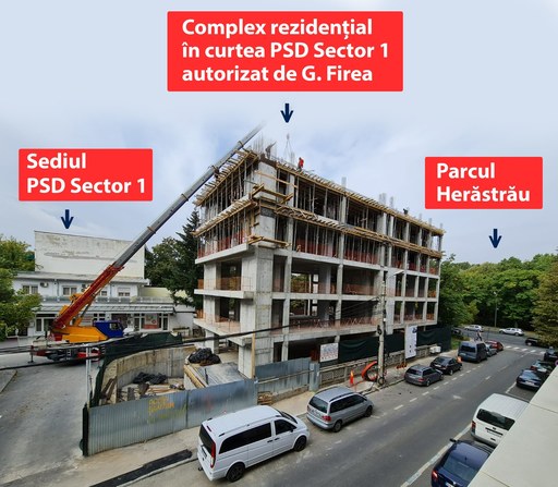 Clotilde Armand reclamă construirea unui bloc cu şase etaje în curtea PSD Sector 1, într-o zonă protejată din apropierea Parcului Herăstrău: Cum a fost posibil aşa ceva, domnule Ciolacu? / Primarul cere prefectului reanalizarea documentaţiei 