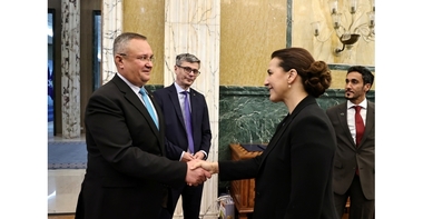 Nicolae Ciucă, discuţii cu ministrul Mediului şi Schimbărilor Climatice al Emiratelor Arabe Unite despre investiţiile necesare dezvoltării Portului Constanţa, în agricultură, sisteme de irigaţii şi industria alimentară