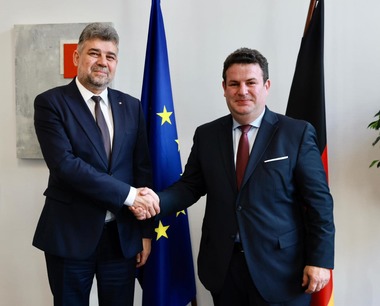 Marcel Ciolacu, discuţii cu ministrul federal al Muncii din Germania, Hubertus Heil: Am căzut de acord asupra necesităţii de luptă pentru a susţine la nivelul întregii Europe o agendă socială puternică