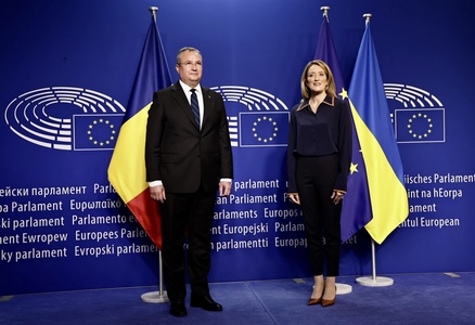 Premierul Nicolae Ciucă, întrevedere cu preşedinta Parlamentului European, Roberta Metsola: Cei doi oficiali au discutat despre aderarea României la Schengen, răspunsul UE la agresiunea militară a Rusiei în Ucraina şi securitatea energetică - FOTO