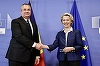 Nicolae Ciucă a discutat cu Ursula von der Leyen: Guvernul României apreciază susţinerea Comisiei Europene pentru extinderea Spaţiului Schengen / Romania va insista asupra jaloanelor legate de pensii, inclusiv pe înlocuirea plafonului de 9.4% din PIB