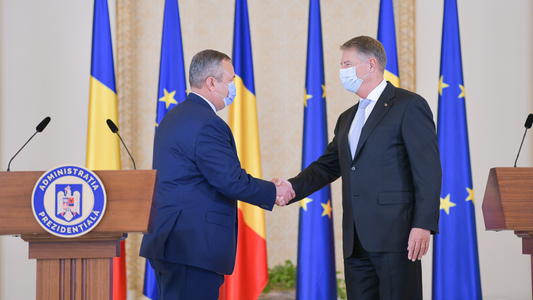 Preşedintele Iohannis şi premierul Ciucă participă, miercuri, la ceremonia de promulgare a Legii prin care este aprobat Planul naţional de prevenire şi combatere a cancerului
