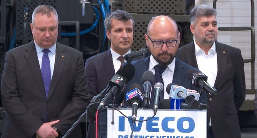 Nicolae Ciucă, la fabrica IVECO din Dâmboviţa: Ne dorim foarte mult să relansăm industria de apărare, iar proiecte de genul IVECO să poată să cuprindă şi celelalte nevoi de dotare şi înzestrare a Armatei Române
