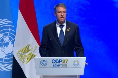 Klaus Iohannis, la Summitul implementării climatice: Ţara mea s-a confruntat anul acesta cu o secetă severă cu implicaţii negative asupra alimentării cu apă, a producţiei hranei şi a generării de electricitate / Eforturile de adaptare sunt cruciale