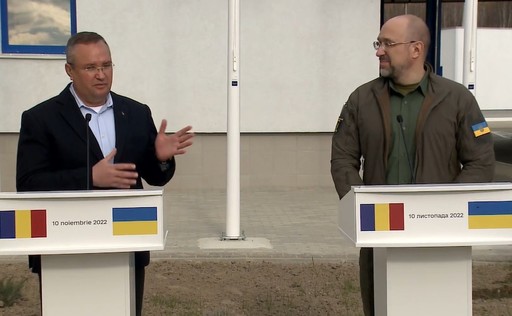 Premierul Nicolae Ciucă, la deschiderea punctului de frontieră cu Ucraina de la Vicovu de Sus-Krasnoilsk, împreună cu premierul Ucrainei: Este un eveniment plin de semnificaţie, care atestă relaţiile şi solidaritatea dintre ţările noastre - VIDEO