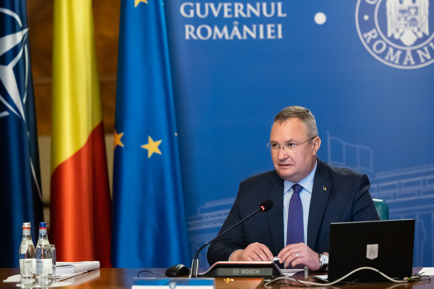 Premierul Nicolae Ciucă anunţă că în şedinţa de Guvern va fi aprobată o Ordonanţă de Urgenţă care asigură Ministerului Agriculturii granturi în valoare de până la 500.000 de euro