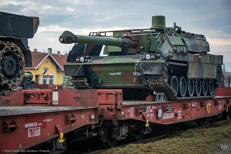 Ministerul Apărării: Tancurile franceze Leclerc au ajuns în România