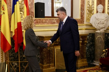 Marcel Ciolacu: I-am mulţumit doamnei Meritxell Batet Lamaña, preşedintele Congresului Deputaţilor din Regatul Spaniei, pentru sprijinul constant al Spaniei în ceea ce priveşte aderarea României la Schengen