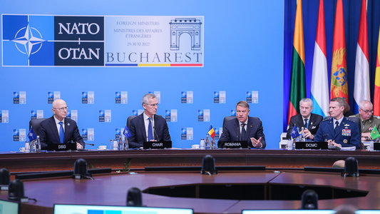 Klaus Iohannis, în deschiderea reuniunii miniştrilor afacerilor externe din statele membre NATO: Marea Neagră are o importanţă strategică pentru securitatea euroatlantică. Trebuie să continuăm să monitorizăm cu atenţie evoluţiile