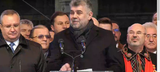 Iaşi - Ciolacu, printre huiduieli şi fluierături: Vă îndemn să lăsăm deoparte tot ce ne desparte şi uniţi să ne urmărim obiectivele comune, creşterea economică şi a nivelului de trai al românilor / Mesajul pentru cei care îl huiduiau - VIDEO