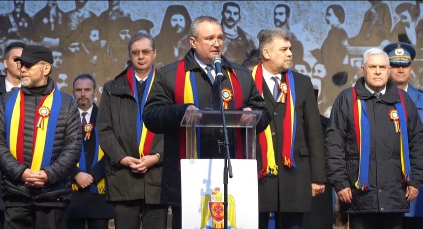Nicolae Ciucă, la Focşani: Nu poţi să construieşti nimic prin ură şi critică nejustificată, nu poţi să construieşti destinul unei ţări prin dezbinare / Tot ce a făurit bun România modernă a făurit atunci când poporul şi elitele au acţionat împreună