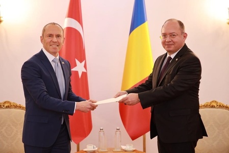 Ministrul Bogdan Aurescu l-a primit pe ambasadorul Turciei la Bucureşti, cu ocazia prezentării scrisorilor de acreditare / Discuţii despre parteneriatul strategic România - Turcia