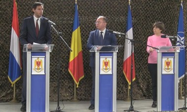 Ministrul Bogdan Aurescu, consultări politice cu ministrul afacerilor externe din Republica Franceză, Catherine Colonna şi cu ministrul afacerilor externe al Regatului Ţărilor de Jos, Wopke Hoekstra / S-a semnat Declaraţia de la Bucureşti