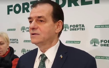 Ludovic Orban: Partidul Forţa Dreptei este deschis la o cooperare cu formaţiunile politice de centru-dreapta, democratice, euro-atlantice