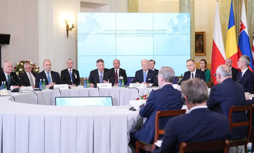 Liderii care au participat la Summitul B9 au adoptat o declaraţie comună prin care precizează că sunt pregătiţi să crească nivelul prezenţei militare în ţările de pe Flancul estic 