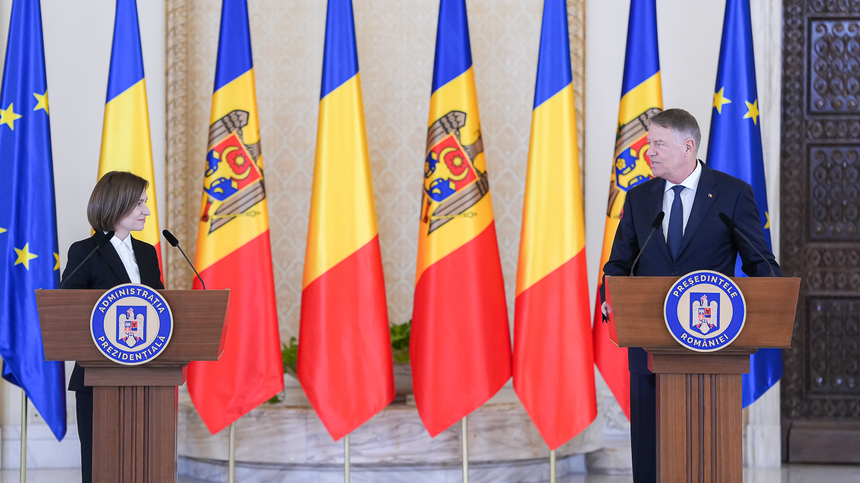 UPDATE - Iohannis: România rămâne deosebit de vigilentă faţă de acţiunile hibride ale Rusiei, care se intensifică la un an de război / Vă asigur că R. Moldova nu este singură în faţa acestor provocări! / Maia Sandu: Simţim sprijinul puternic al României